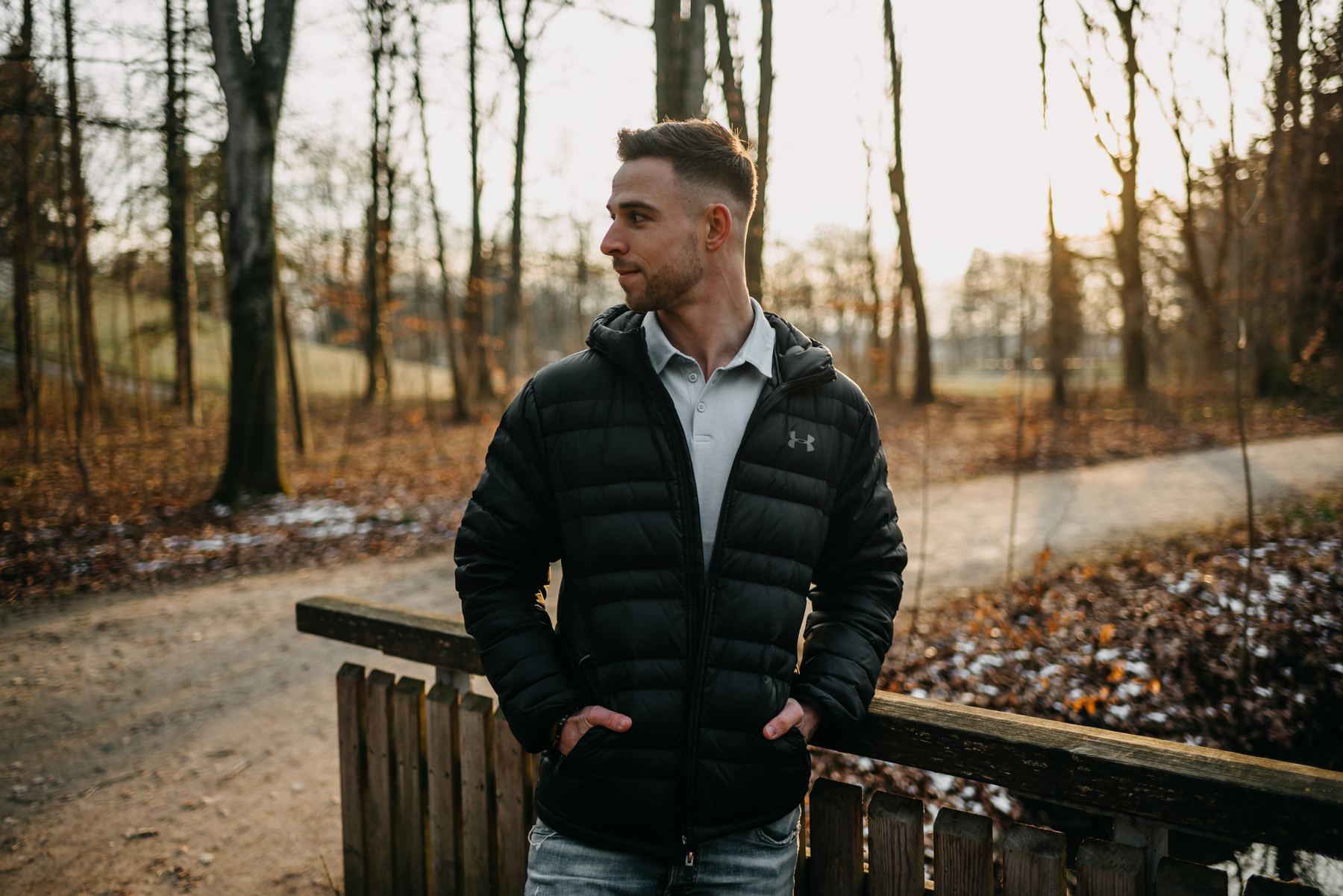 Daniel Erdesi im Wald